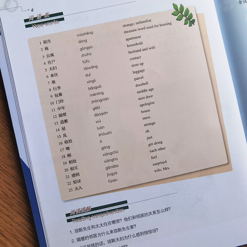 Sample pages of Learn Chinese with Me (2nd Edition) Vol 3: Extensive Reading (ISBN:9787107333095)