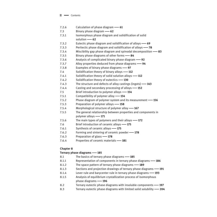 Sample pages of Fundamentals of Materials Science (Vol. II) (ISBN:9787313249142)