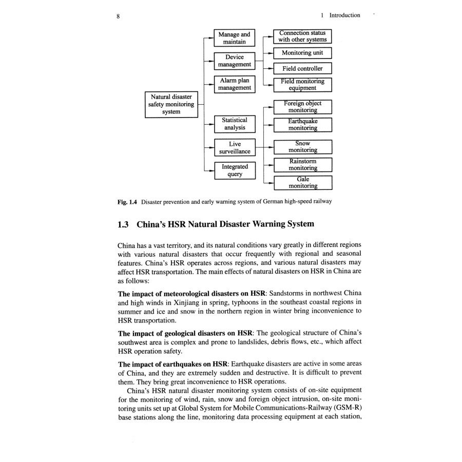 Sample pages of Natural Disaster Warning System for High-speed Railway Safety Operation (ISBN:9787564398194)