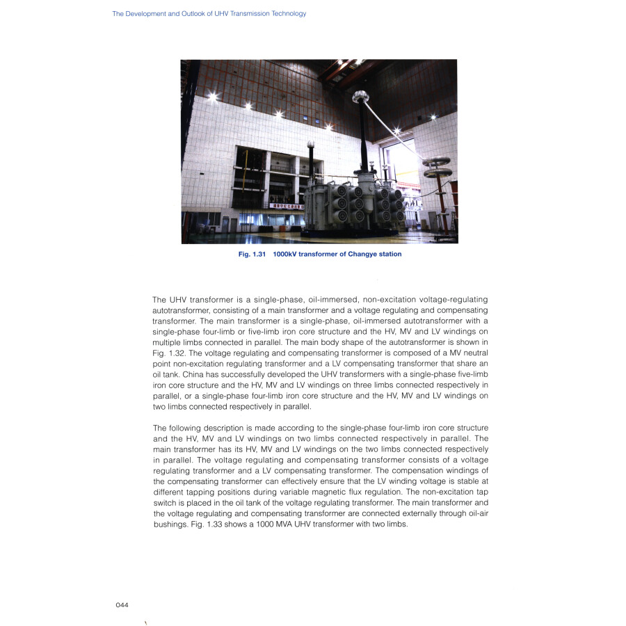 Sample pages of The Development and Outlook of UHV Transmission Technology (ISBN:9787519850746)