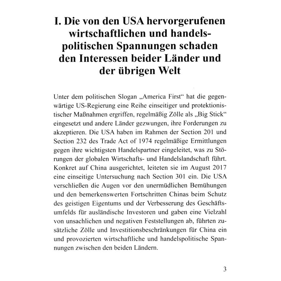 Sample pages of Chinas Positionen bei den Wirtschafts- und Handelskonsultationen mit den USA (ISBN:9787119120447)