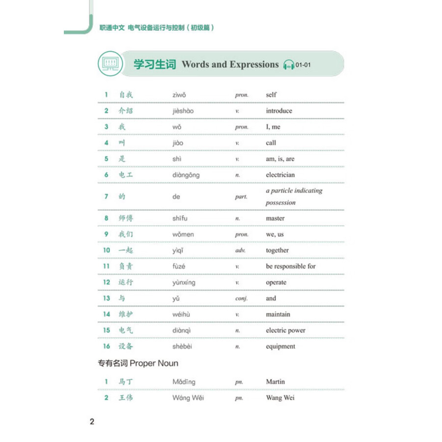 Sample pages of Access to Vocational Chinese: Electrical Equipment Operation and Control Elementary (ISBN:9787561966617)
