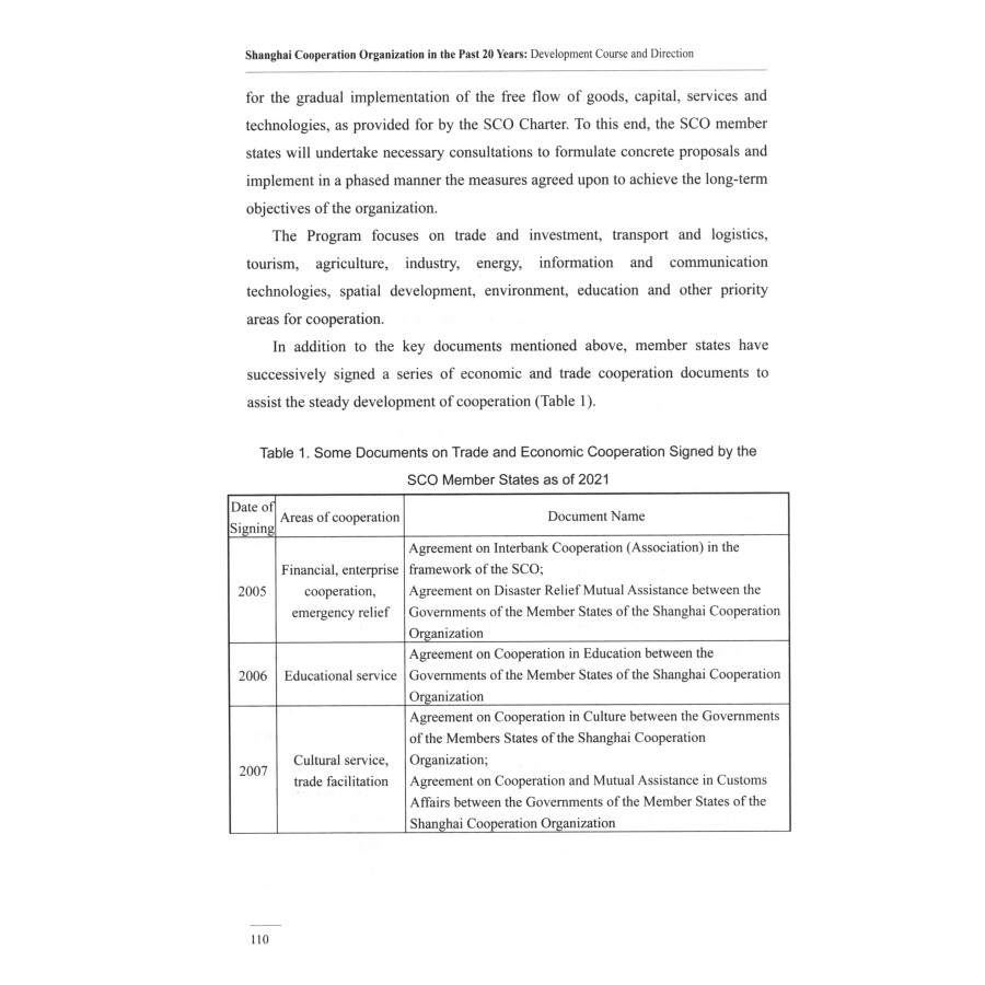 Sample pages of Shanghai Cooperation Organization in the Past 20 Years：Development Course and Direction (ISBN:9787501265619)