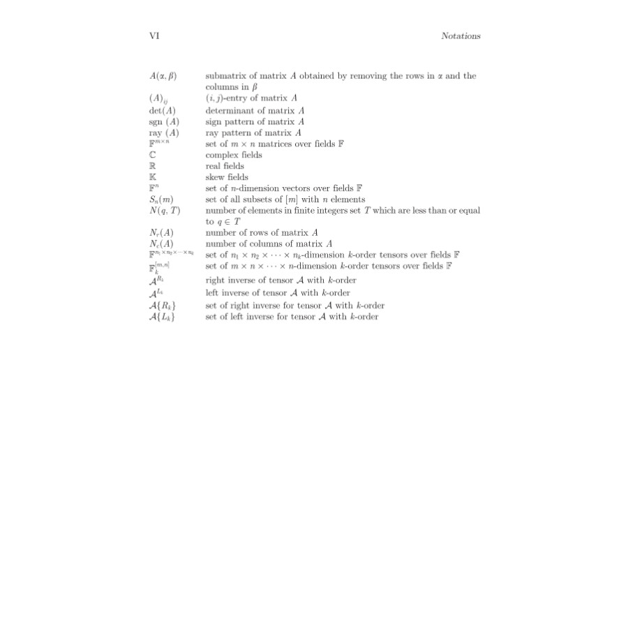 Sample pages of Sign Pattern for Generalized Inverses (ISBN:9787030685681)