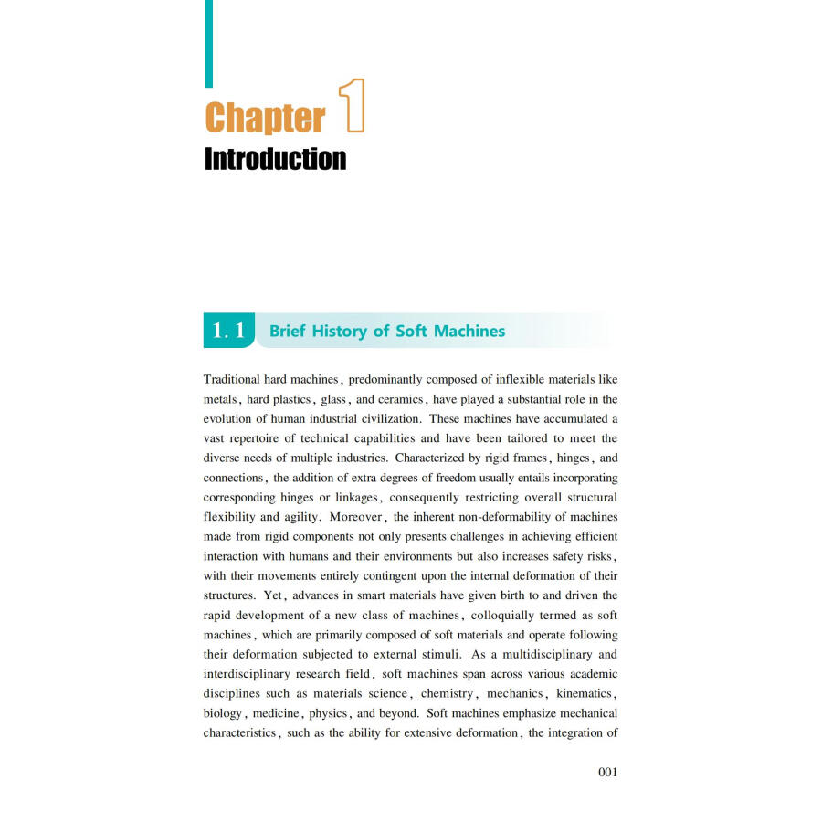 Sample pages of Frontiers in Soft Robotics: Construction and Mechanics of Soft Machines (ISBN:9787313311085)