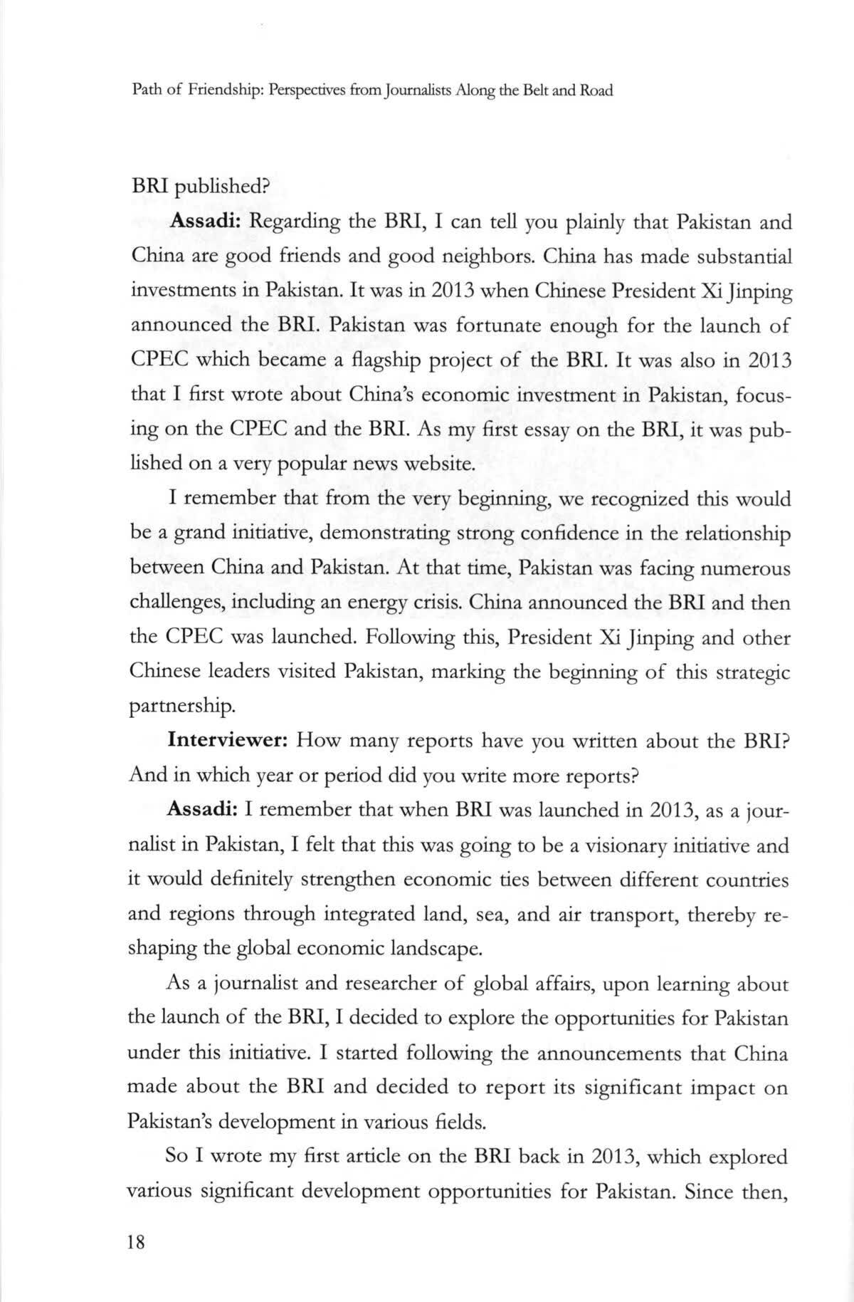 Sample pages of PATH OF FRIENDSHIP Perspectives from Journalists Along the Belt and Road (ISBN:9787119139043)