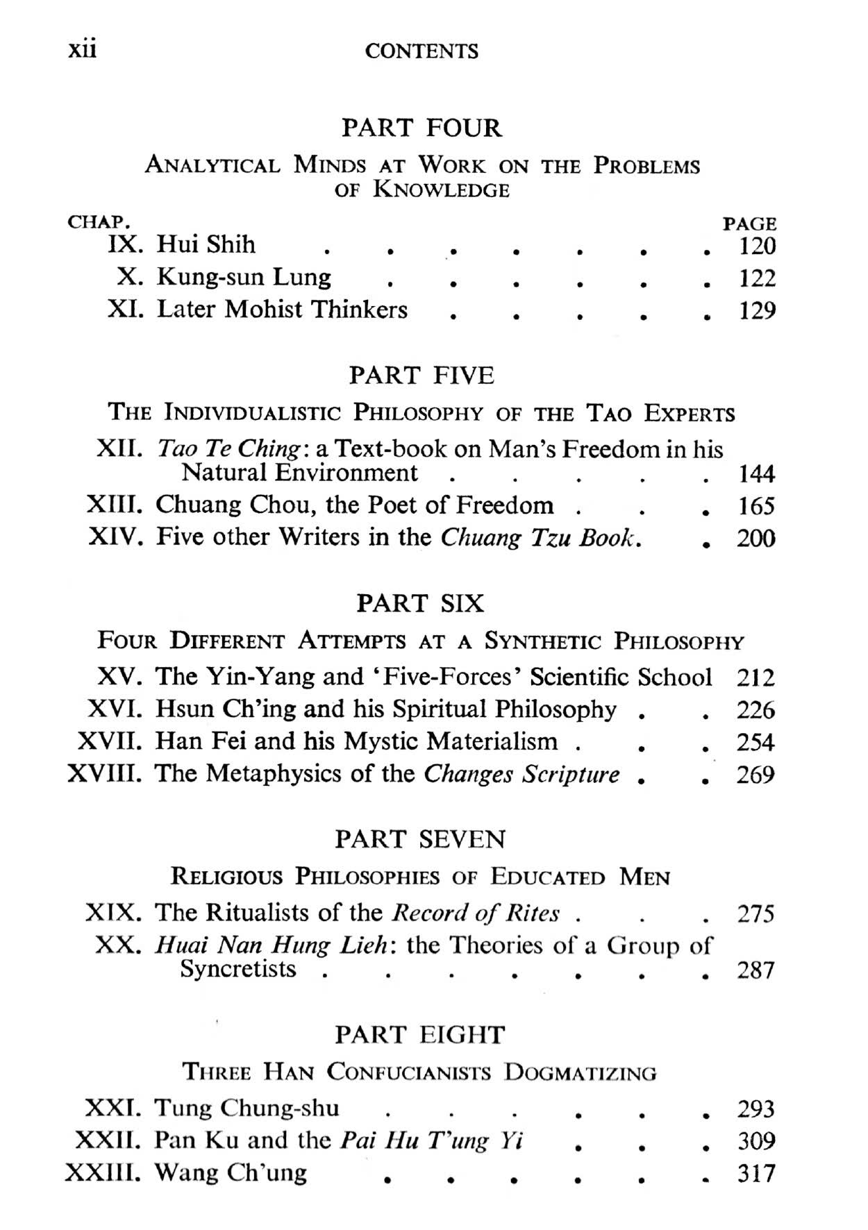 Table of contents: Facsimile Editions of Classic Western Sinological Works: Chinese Philosophy in Classical Times (ISBN:9787540381516)