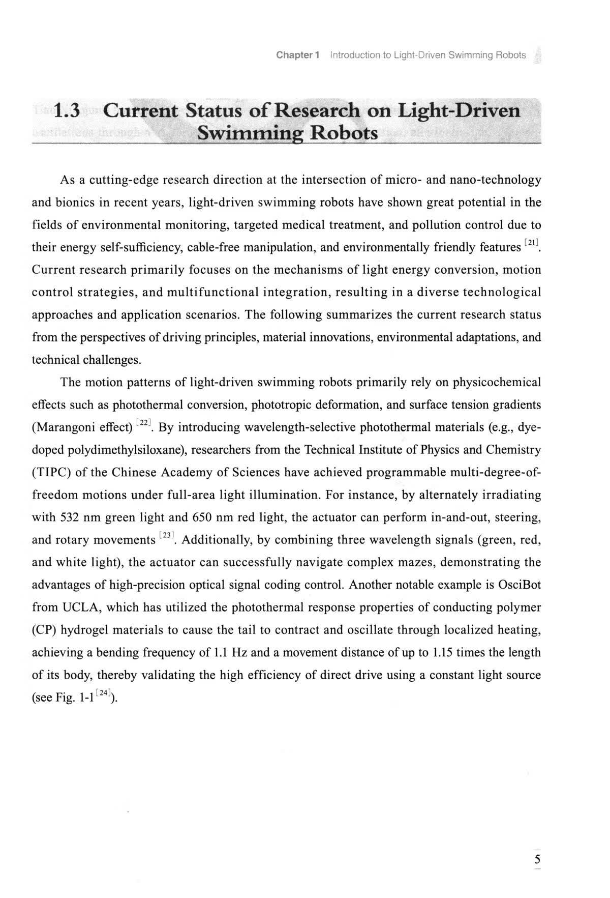 Sample pages of Light-Driven Swimming Micro-Robots: Basic Principles, Design and Preparation，Motion Control and Applications (ISBN:9787563577071)
