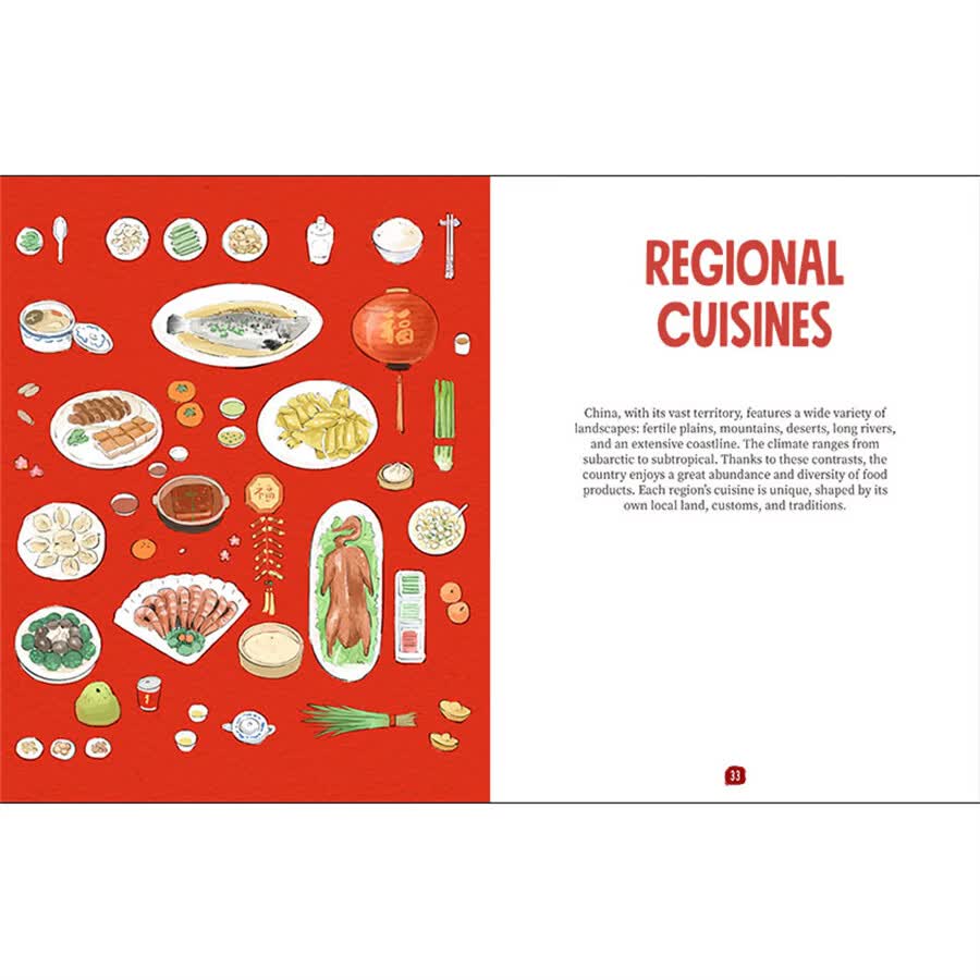 Sample pages of Chinese Cuisine Illustrated: Recipes and Stories to Learn About Chinese Gastronomic Culture (ISBN:9787508554648)