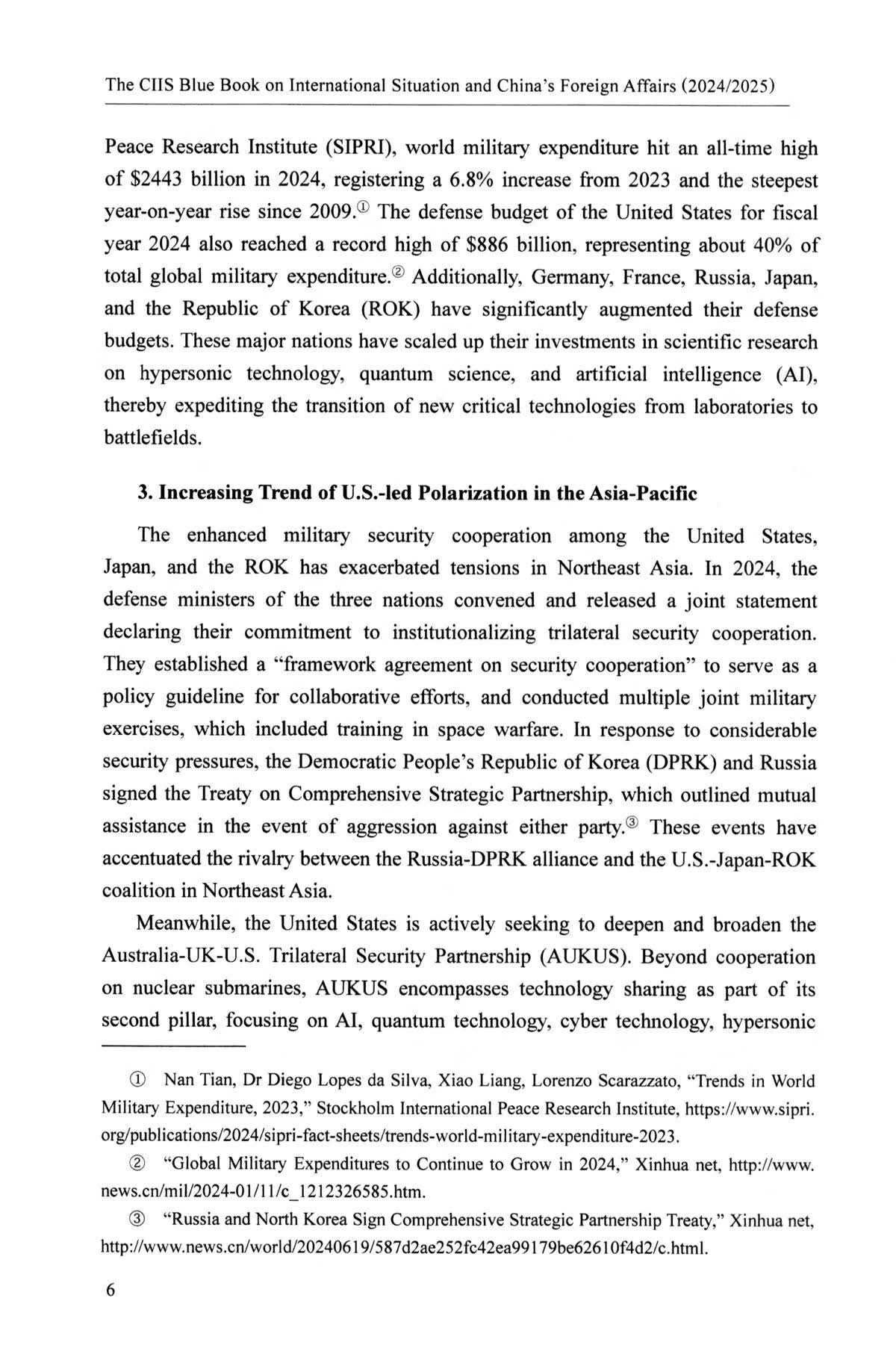 Sample pages of The CIIS Blue Book on International Situation and China's Foreign Affairs 2024-2025 (ISBN:9787501270149)