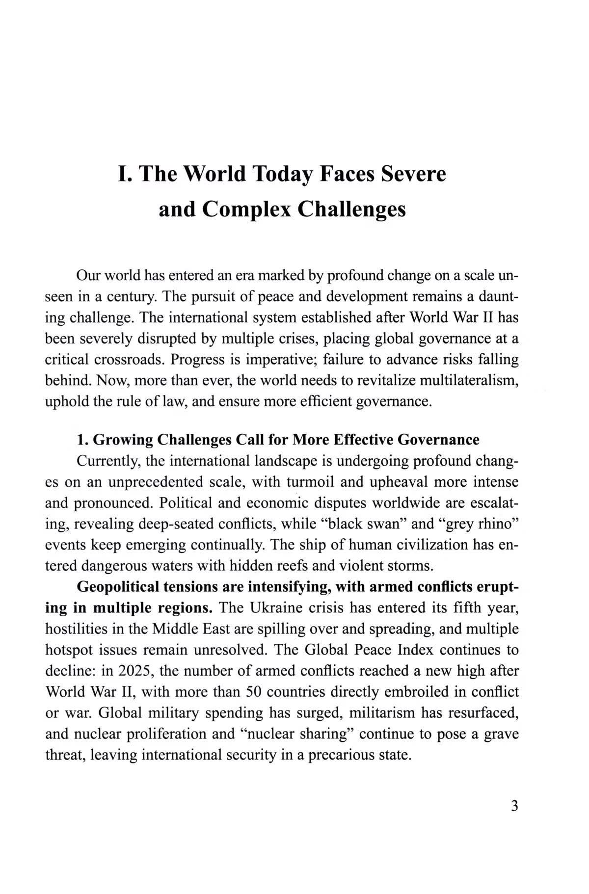 Sample pages of More Just and Equitable Global Governance: China's Principles, Proposals and Actions (ISBN:9787119146225)