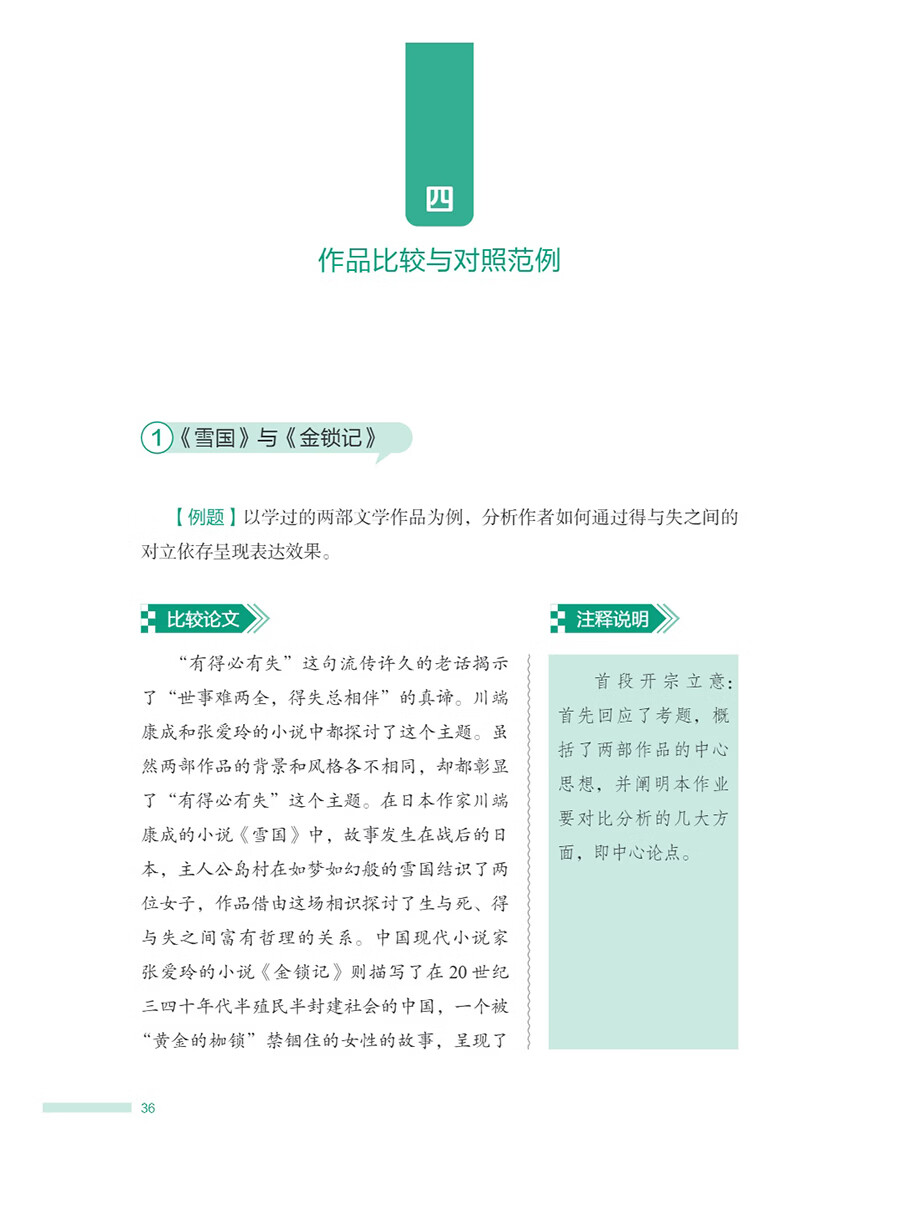 Sample pages of IBDP Chinese A: Literature / Language and Literature Writing Guidance for Comparative Essay Paper 2 (ISBN:9787513828338)
