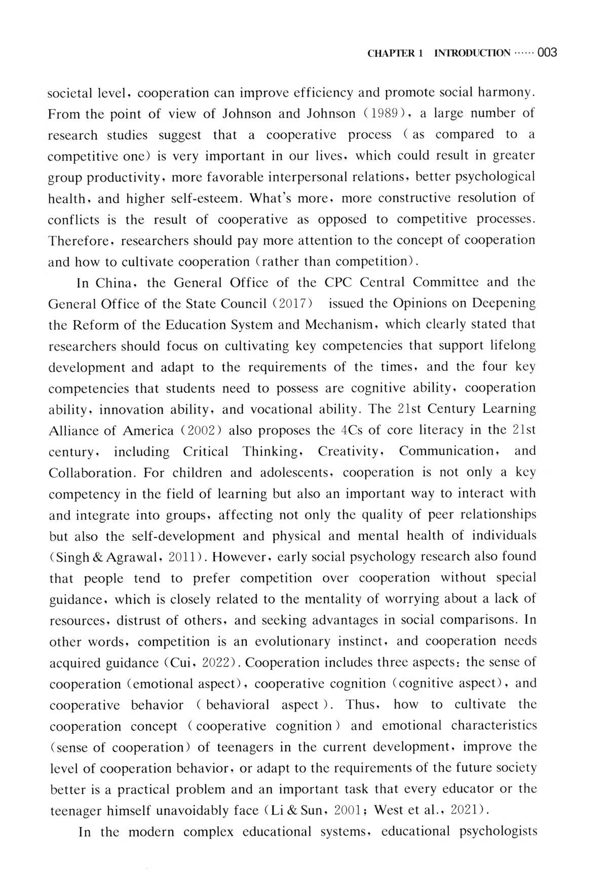 Sample pages of iTHE INFLUENCE OF POWER ON INDIVIDUAL COOPERATION DEVELOPMENT AMONG TEENAGE STUDENTS (ISBN:9787313345691)