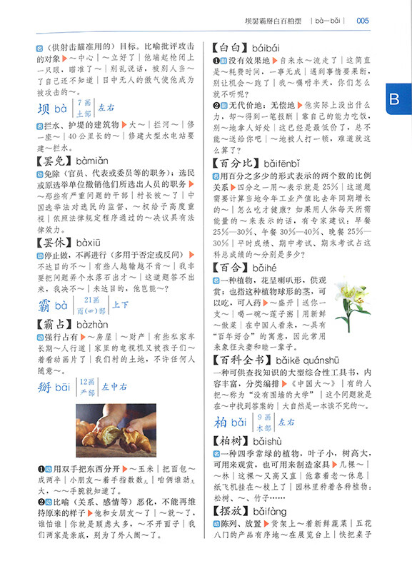 Sample pages of International Chinese Learner's Dictionary: The Advanced Level (for HSK 3.0 Level 7-9) (ISBN:9787107380662)