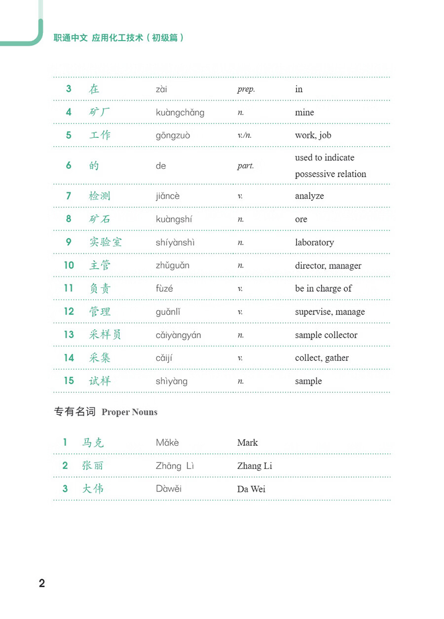 Sample pages of Access to Vocational Chinese - Applied Chemical Technology Elementary (ISBN:9787513825535)