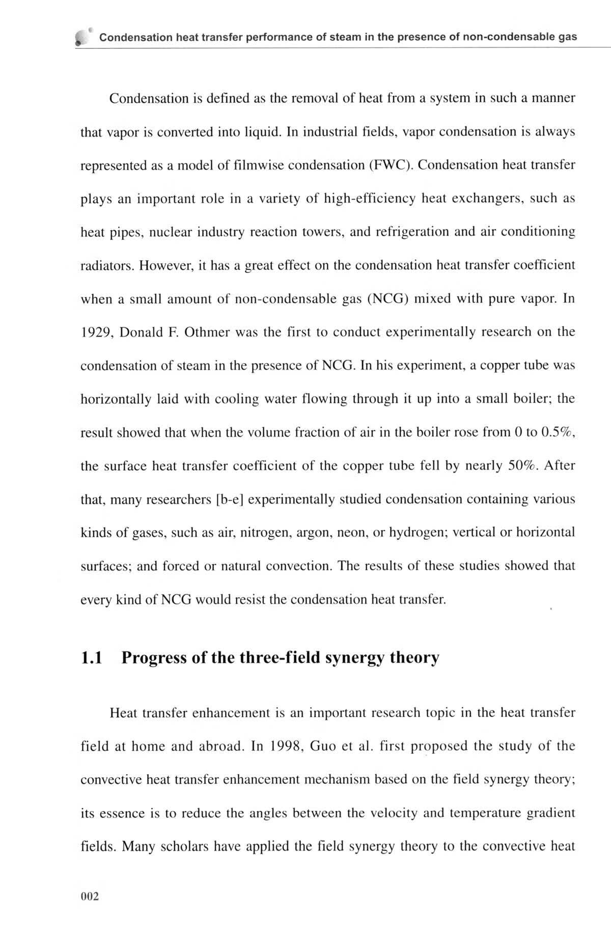 Sample pages of Condensation Heat Transfer Performance of Steam in the Presence of Non-condensable Gas (ISBN:9787523617175)
