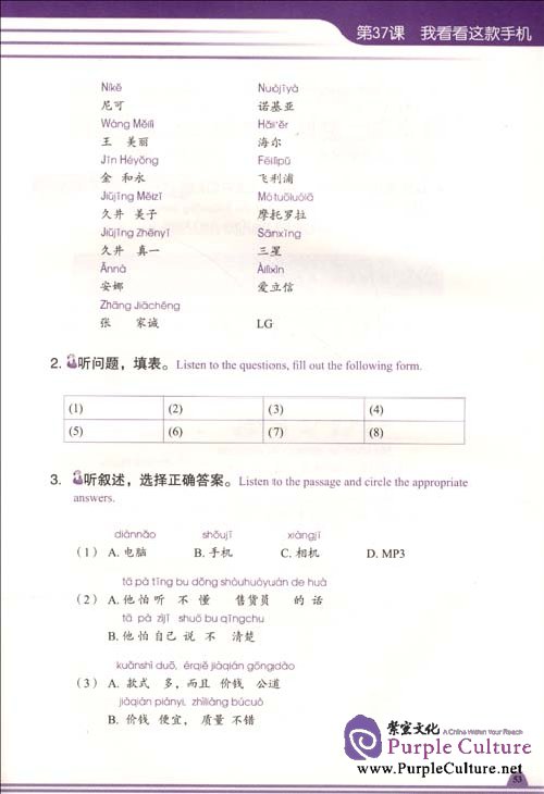 Sample pages of Chinese in 10 Days(Advanced Level 4, Workbook), with 1 MP3 (ISBN:9787100064866)