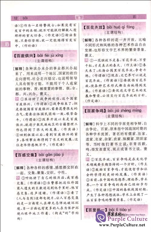 Sample pages of The Commercial Press Learner's Dictionary of Chinese Idioms (ISBN:9787100057578,7100057574)