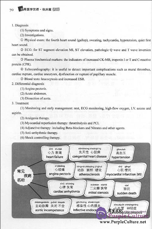 Sample pages of Parctical Medical Chinese: Clinical - Internal Medicine (with 1 Mp3) (ISBN:9787560095783)