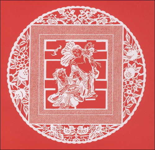 Sample pages of 乐清龙花:卢发良细纹刻纸 (ISBN:9787810839679)