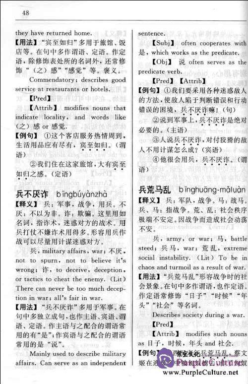 Sample pages of A Chinese-English Dictionary of Chinese Idioms (ISBN:9787800522376)