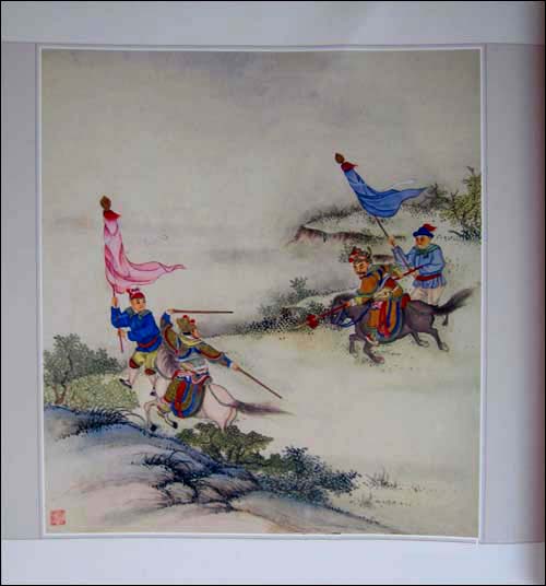 Sample pages of Peach Blossom Fan with Colored Illustrations (Bilingual Chinese-English) (ISBN:9787506344777)
