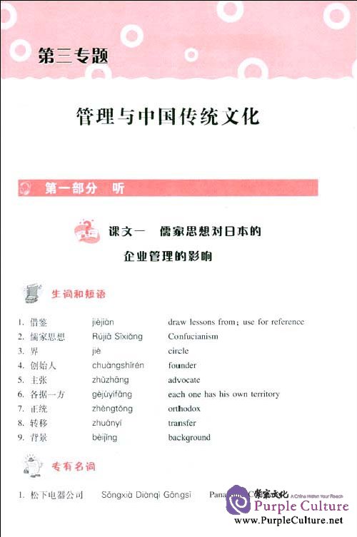 Sample pages of Shangwu Hanyu Tingshuo Jiaocheng 2 (ISBN:7811342529,9787811342529)