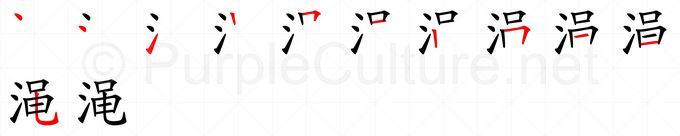 Chinese Word 渑 Talking Chinese English Dictionary